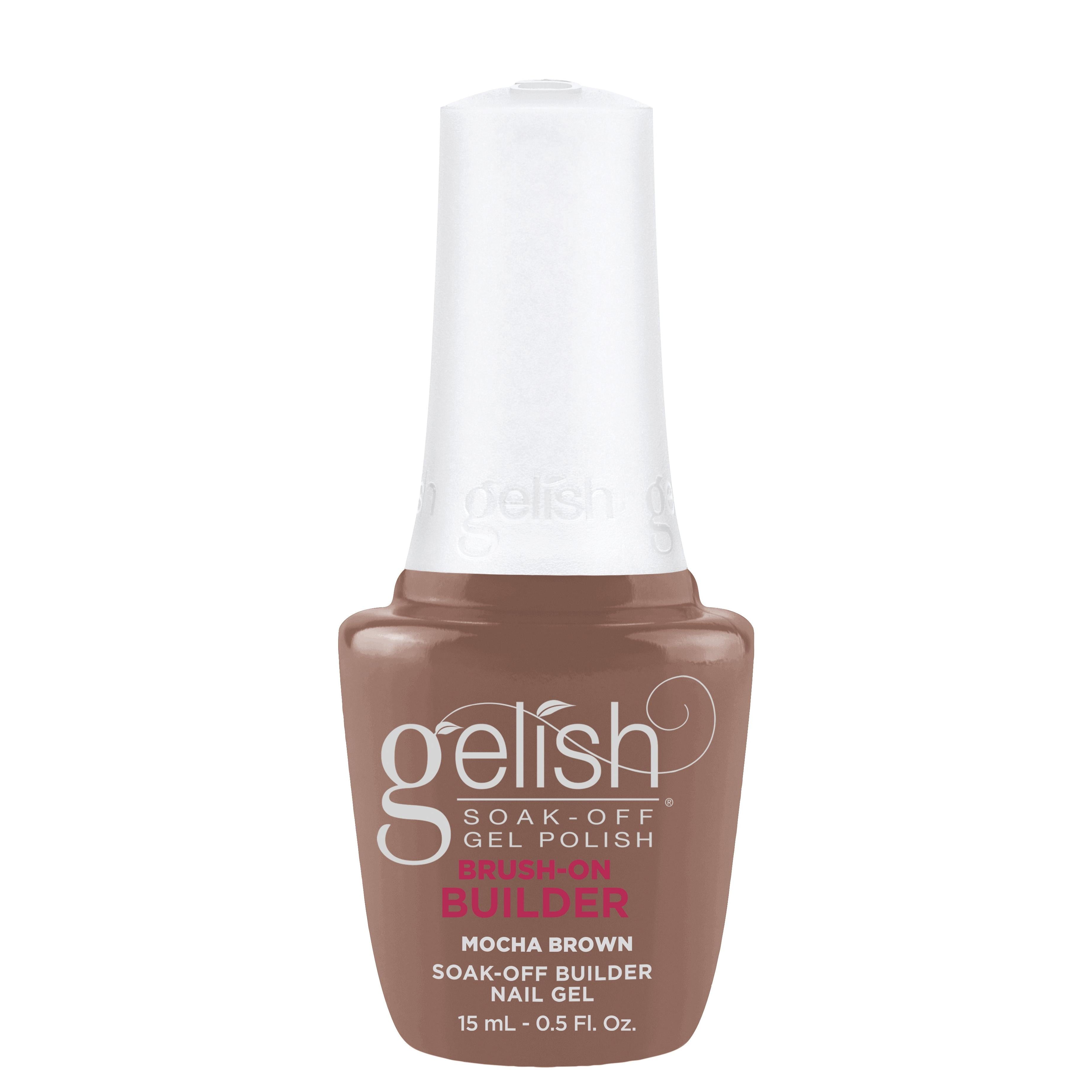 Gelish - Brush-On Builder - Mocha Brown - Nail Extensions at Beyond Polish