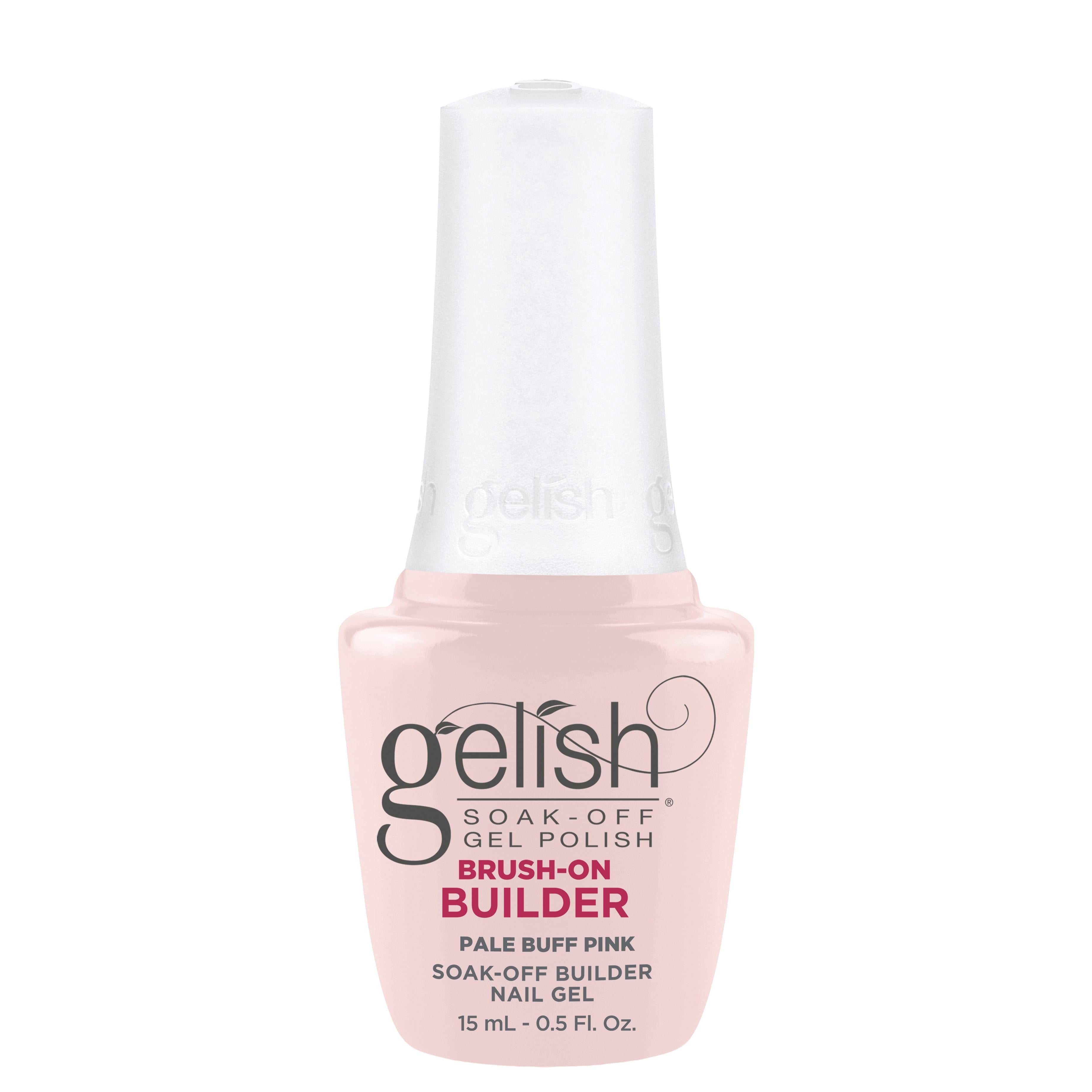 Gelish - Brush-On Builder - Pale Buff Pink - Nail Extensions at Beyond Polish