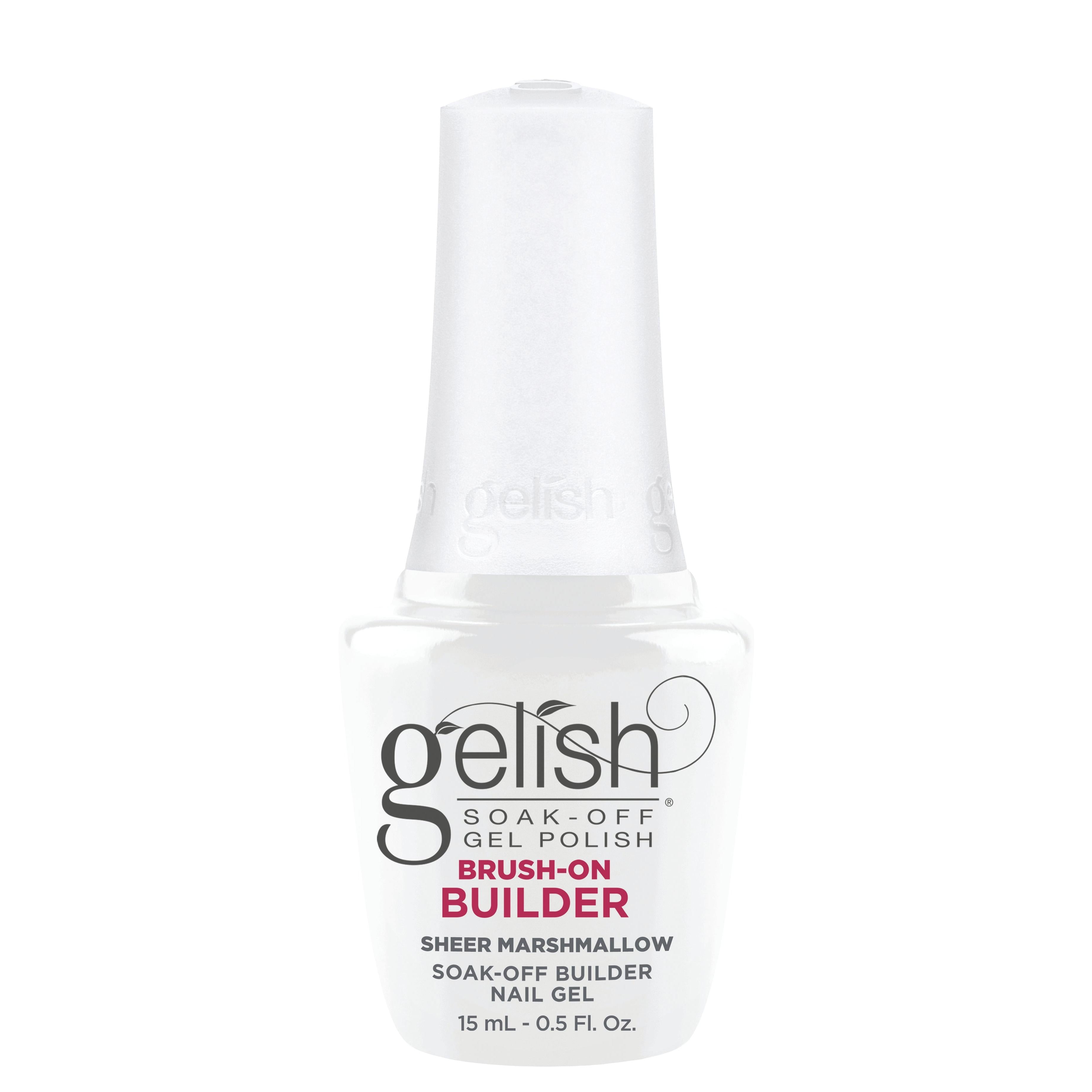 Gelish - Brush-On Builder - Sheer Marshmallow - Nail Extensions at Beyond Polish
