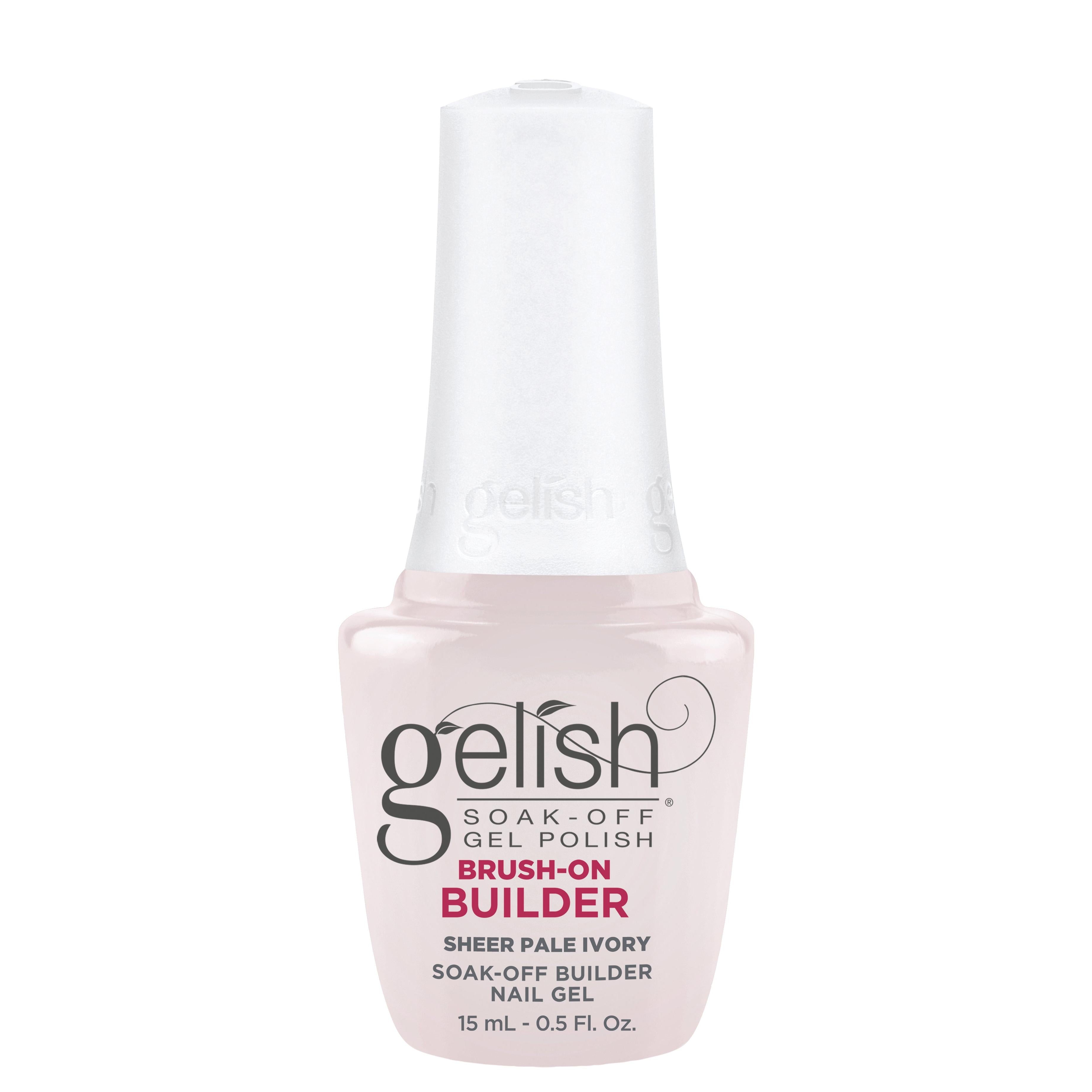 Gelish - Brush-On Builder - Sheer Pale Ivory - Nail Extensions at Beyond Polish