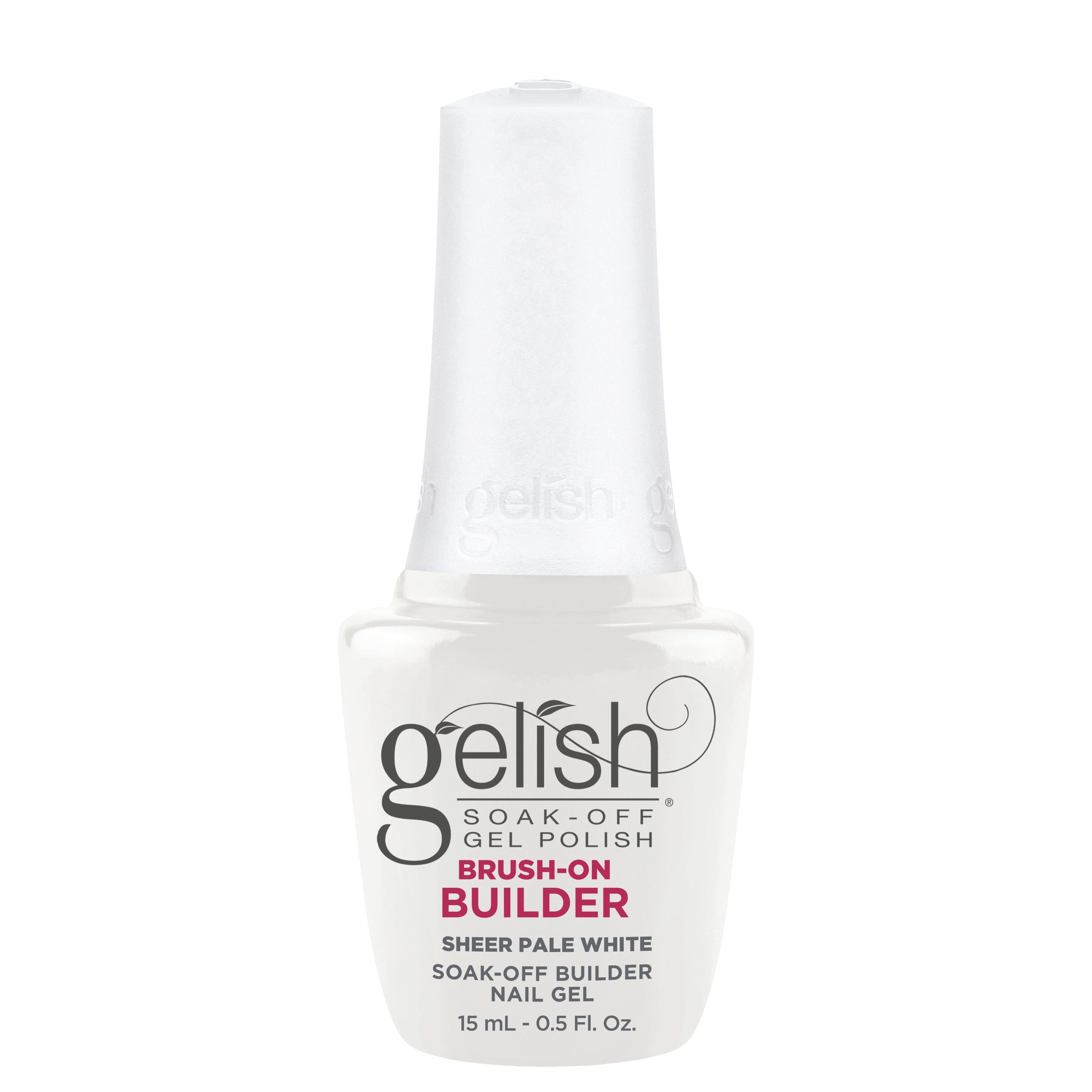 Gelish - Brush-On Builder - Sheer Pale White - Nail Extensions at Beyond Polish