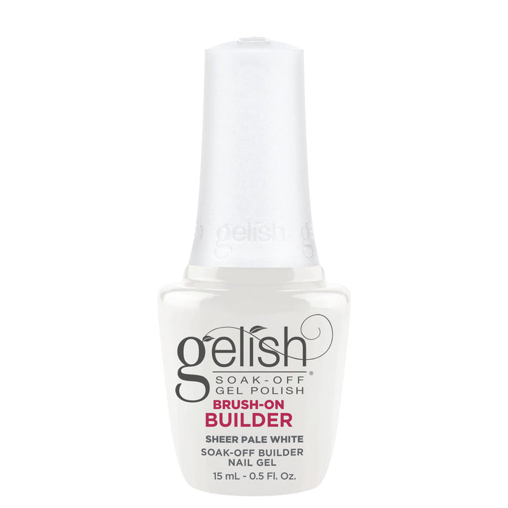 Gelish - Brush-On Builder - Sheer Pale White - Nail Extensions at Beyond Polish