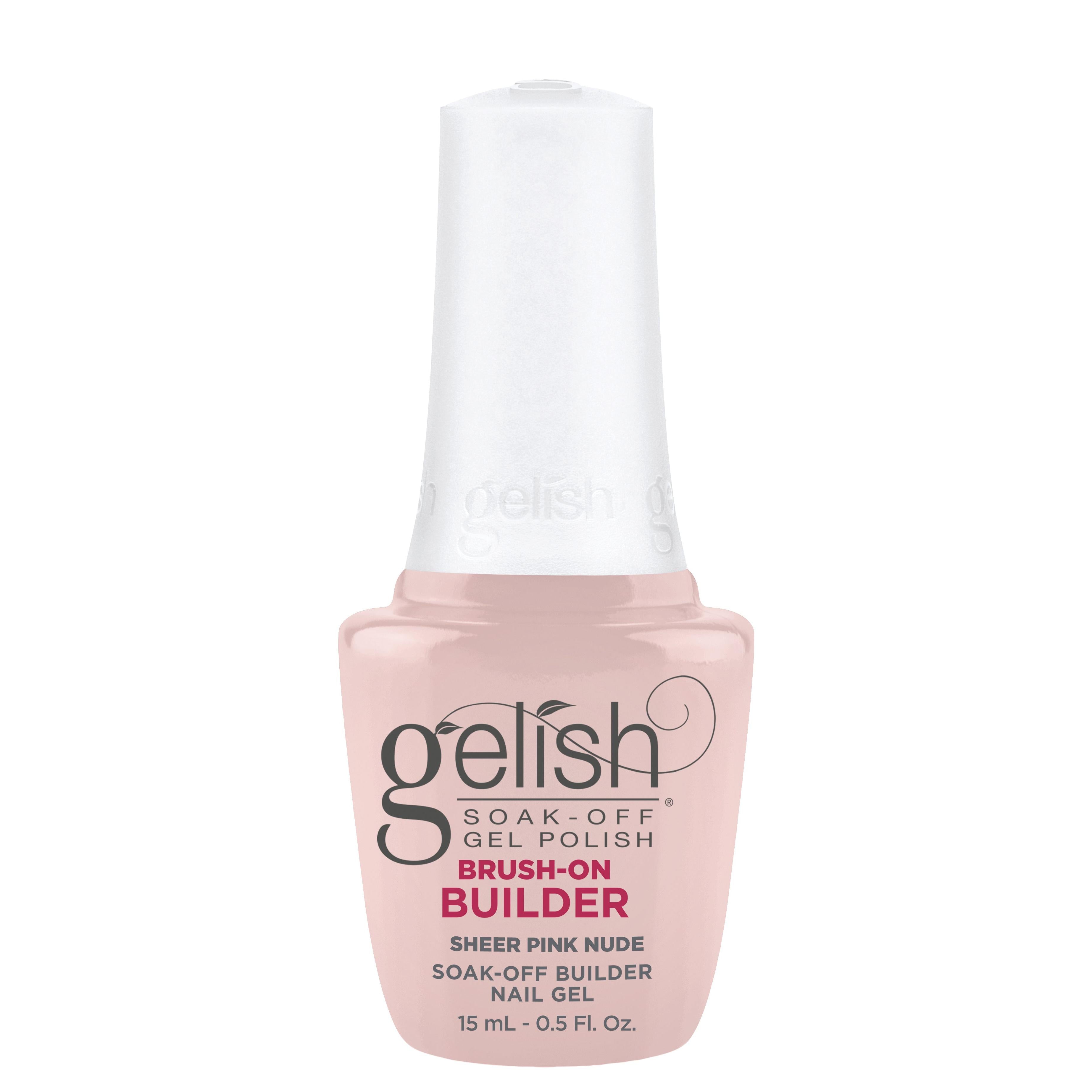 Gelish - Brush-On Builder - Sheer Pink Nude - Nail Extensions at Beyond Polish