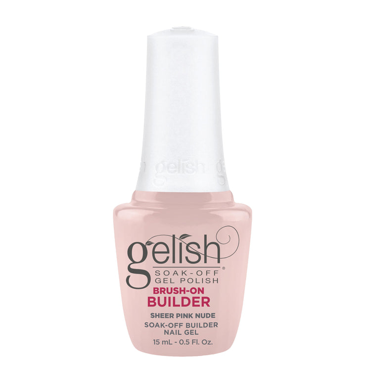 Gelish - Brush-On Builder - Sheer Pink Nude - Nail Extensions at Beyond Polish