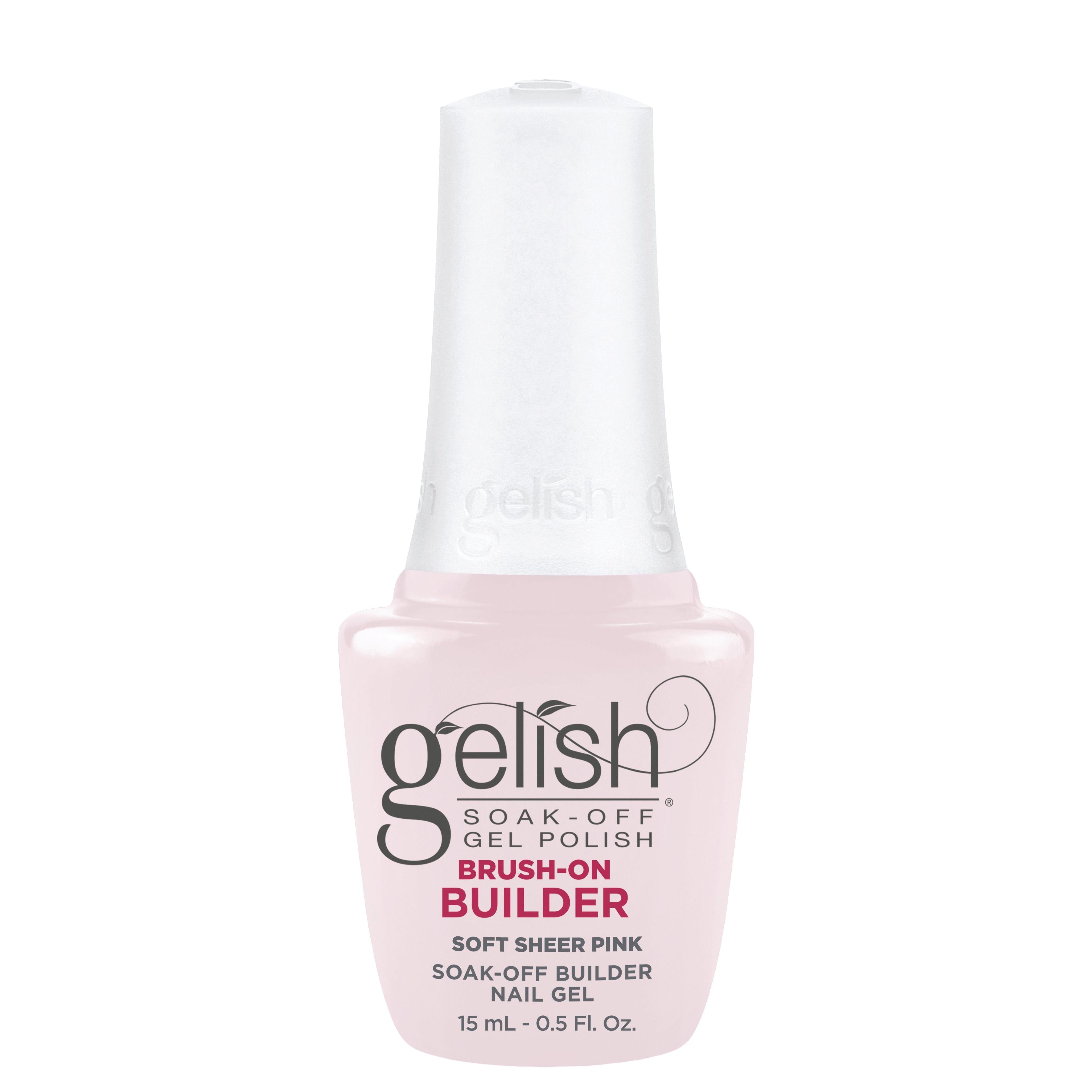 Gelish - Brush-On Builder - Soft Sheer Pink - Nail Extensions at Beyond Polish