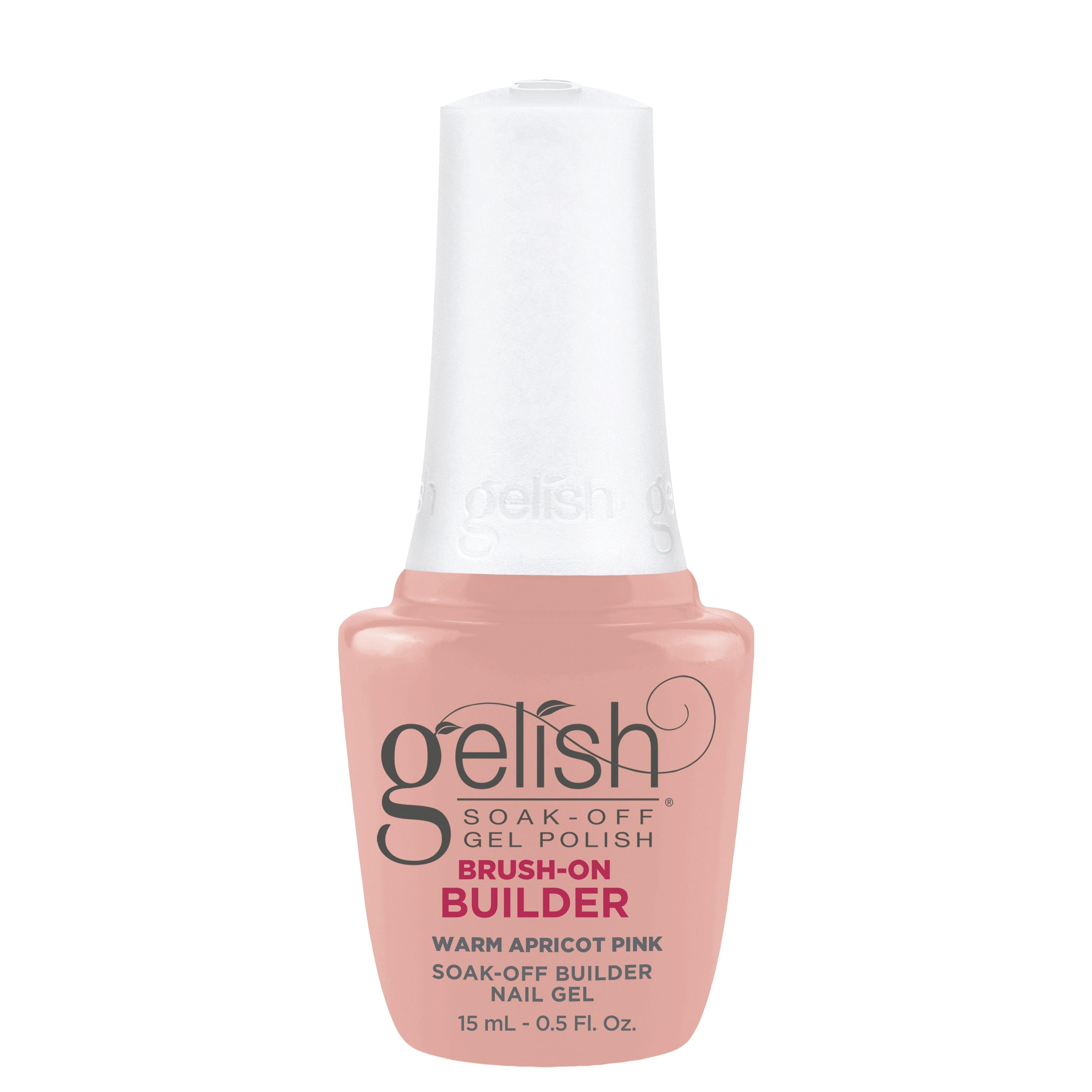 Gelish - Brush-On Builder - Warm Apricot Pink - Nail Extensions at Beyond Polish