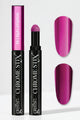 Gelish - Chrome Stix - Fuchsia Mirror - Nail Art at Beyond Polish