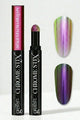 Gelish - Chrome Stix - Magenta Chameleon - Nail Art at Beyond Polish