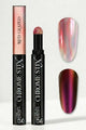 Gelish - Chrome Stix - Red Glazed - Nail Art at Beyond Polish