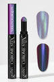 Gelish - Chrome Stix - Violet Chameleon - Nail Art at Beyond Polish