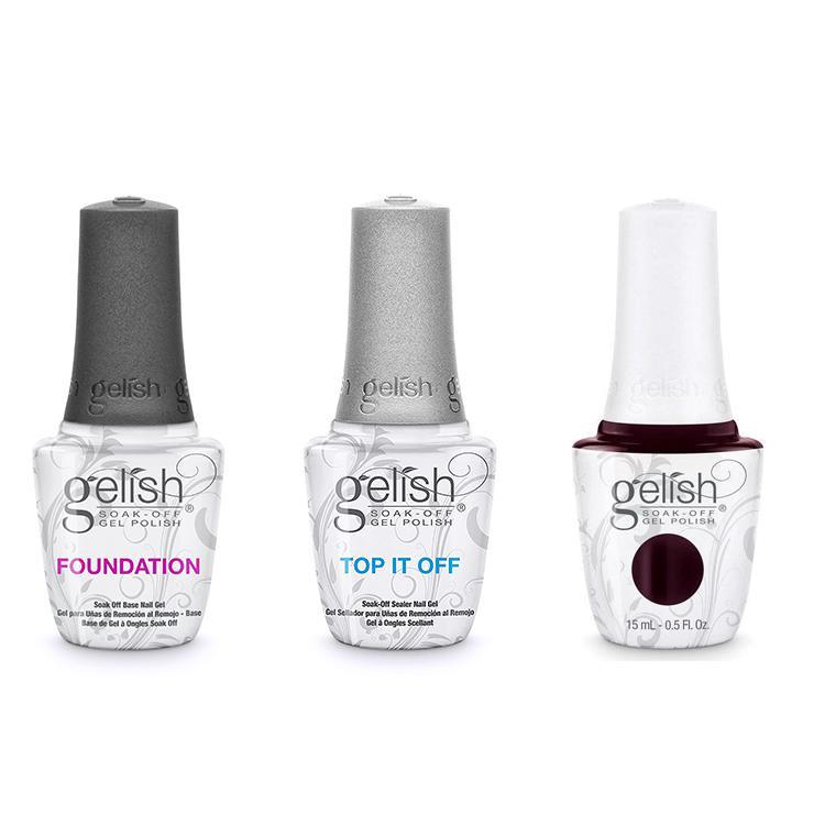 Gelish Combo - Base, Top & A Little Naughty - Gel Polish at Beyond Polish