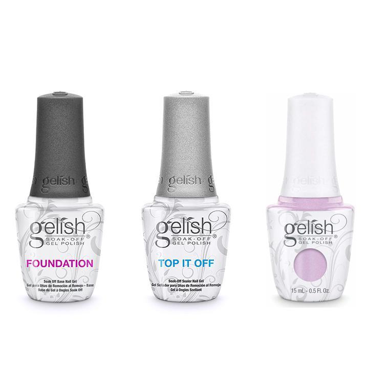 Gelish Combo - Base, Top & All The Queen's Bing - Gel Polish at Beyond Polish