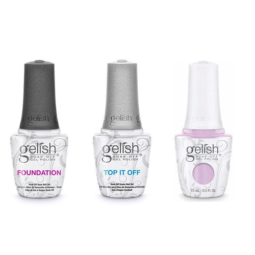 Gelish Combo - Base, Top & All The Queen's Bing