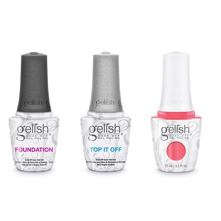 Gelish Combo - Base, Top & Brights Have More Fun - Gel Polish at Beyond Polish
