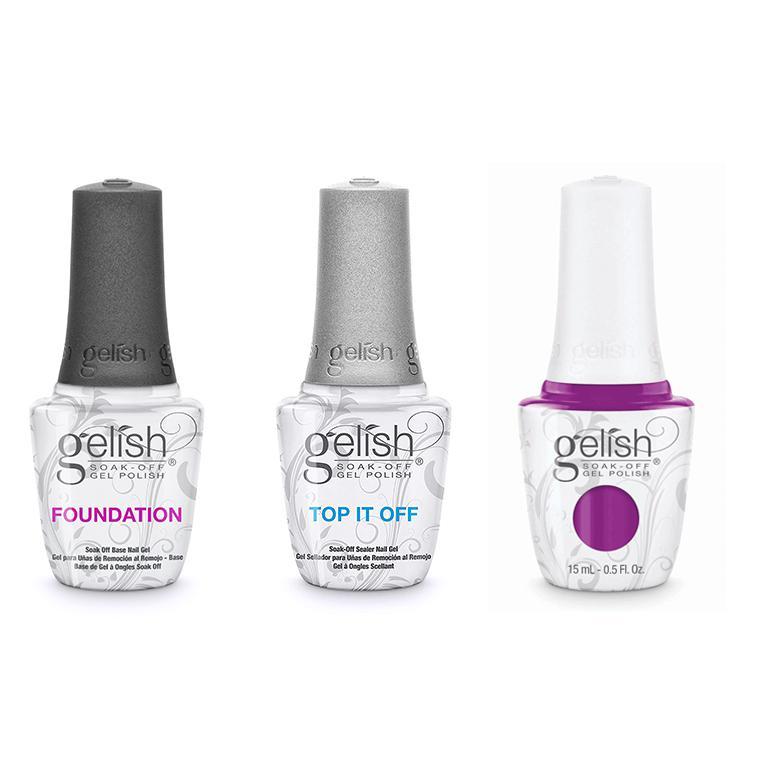 Gelish Combo - Base, Top & Carnaval Hangover - Gel Polish at Beyond Polish