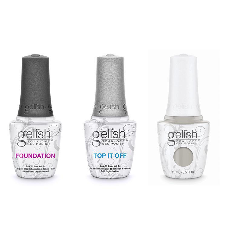 Gelish Combo - Base, Top & Cashmere Kind Of Gal - Gel Polish at Beyond Polish