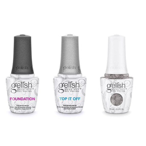 Gelish Combo - Base, Top & Chain Reaction