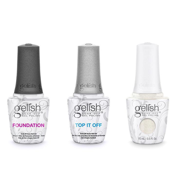 Gelish Combo - Base, Top & Champagne - Gel Polish at Beyond Polish