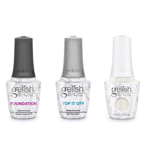 Gelish Combo - Base, Top & Champagne