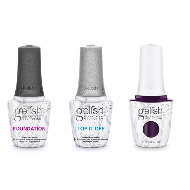 Gelish Combo - Base, Top & Cocktail Party Drama - Gel Polish at Beyond Polish