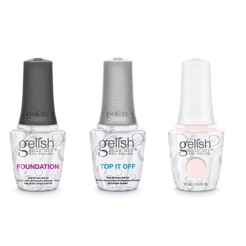 Gelish Combo - Base, Top & Curls & Pearls