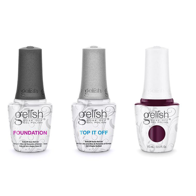 Gelish Combo - Base, Top & From Paris With Love - Gel Polish at Beyond Polish