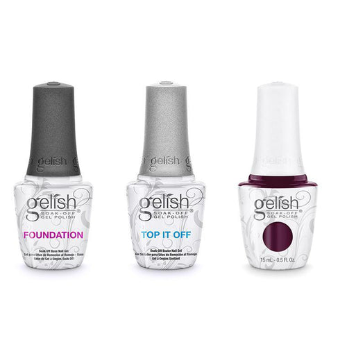 Gelish Combo - Base, Top & From Paris With Love