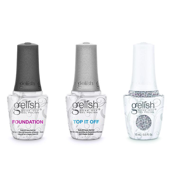 Gelish Combo - Base, Top & Girls' Night Out - Gel Polish at Beyond Polish
