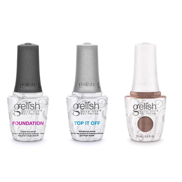 Gelish Combo - Base, Top & Glamour Queen - Gel Polish at Beyond Polish