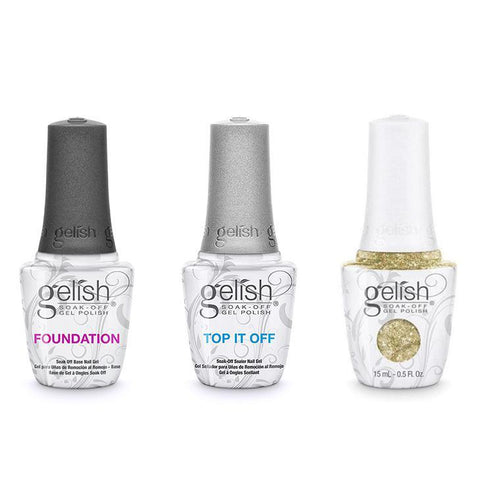 Gelish Combo - Base, Top & Grand Jewels