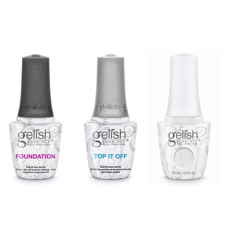 Gelish Combo - Base, Top & Izzy Wizzy Let's Get Busy - Gel Polish at Beyond Polish