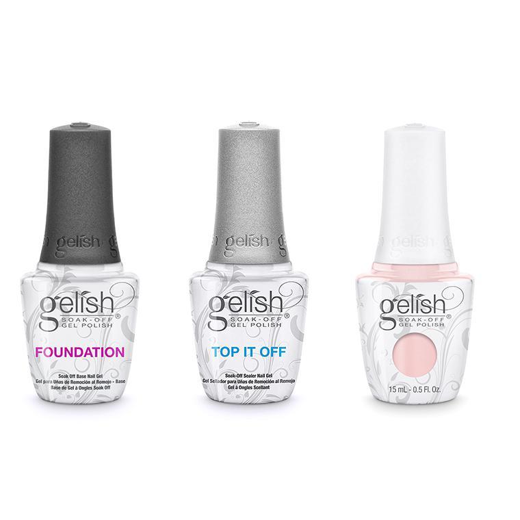 Gelish Combo - Base, Top & Kiss Kiss - Gel Polish at Beyond Polish