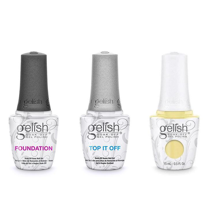 Gelish Combo - Base, Top & Let Down Your Hair - Gel Polish at Beyond Polish