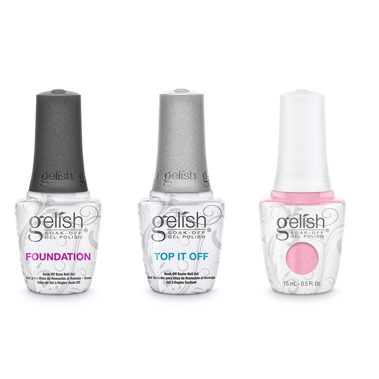 Gelish Combo - Base, Top & Light Elegant - Gel Polish at Beyond Polish