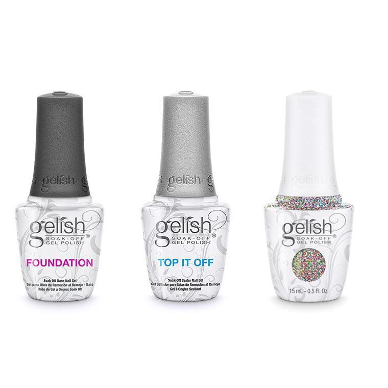 Gelish Combo - Base, Top & Lots Of Dots - Gel Polish at Beyond Polish