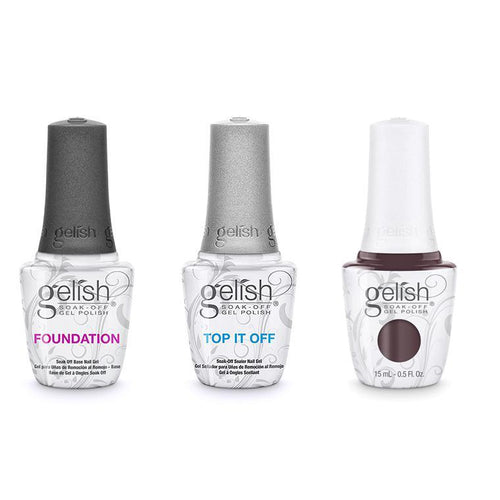 Gelish Combo - Base, Top & Lust At First Sight