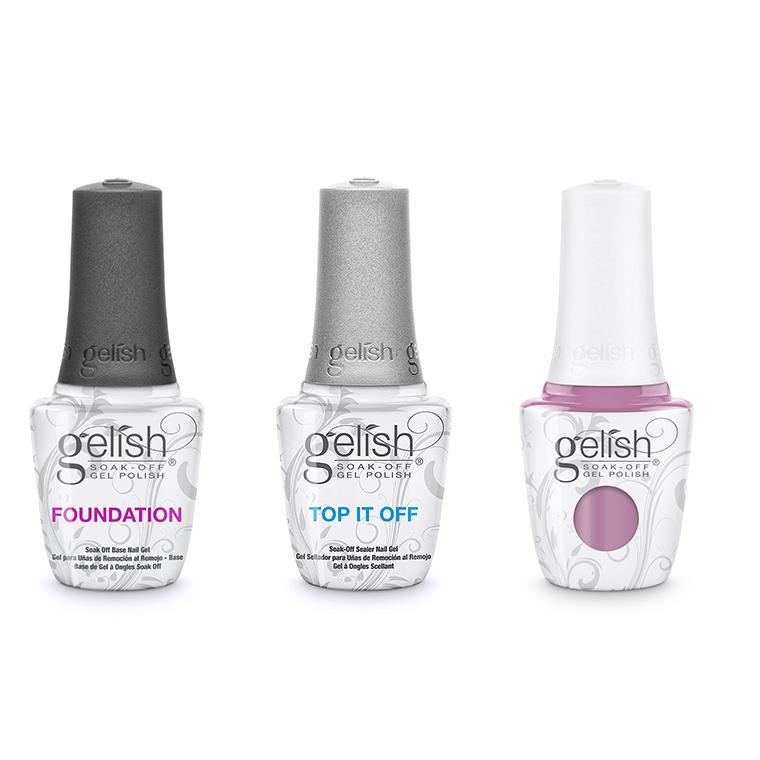 Gelish Combo - Base, Top & Merci Bouquet - Gel Polish at Beyond Polish