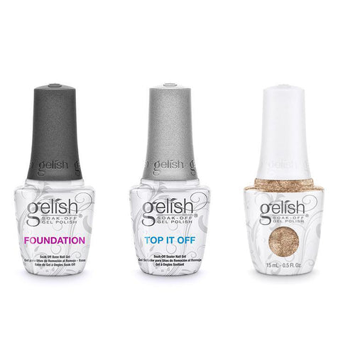 Gelish Combo - Base, Top & No Way Rose