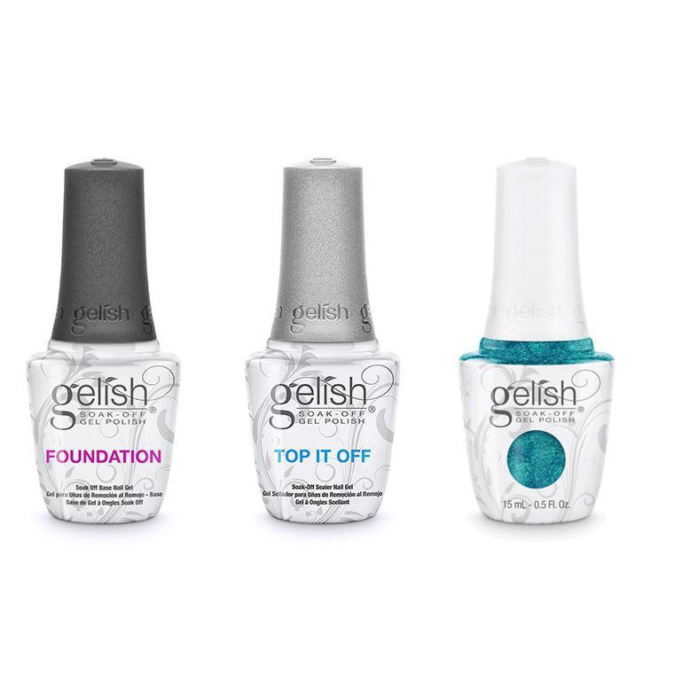 Gelish Combo - Base, Top & Oocha Coocha Bing Bang Bam - Alakazy Alakazam - Gel Polish at Beyond Polish