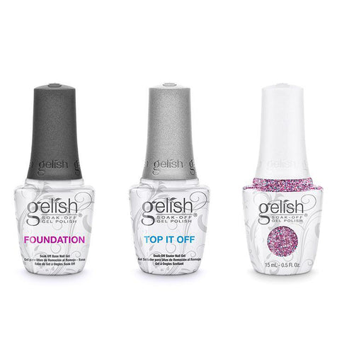 Gelish Combo - Base, Top & #PARTYGIRL PROBLEMS