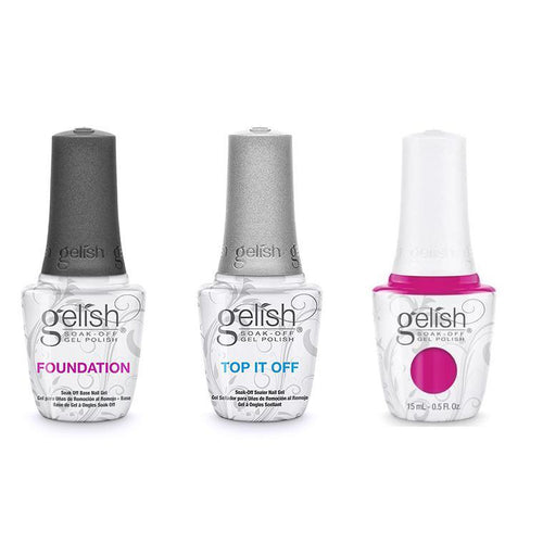 Gelish Combo - Base, Top & Pop-arazzi Pose