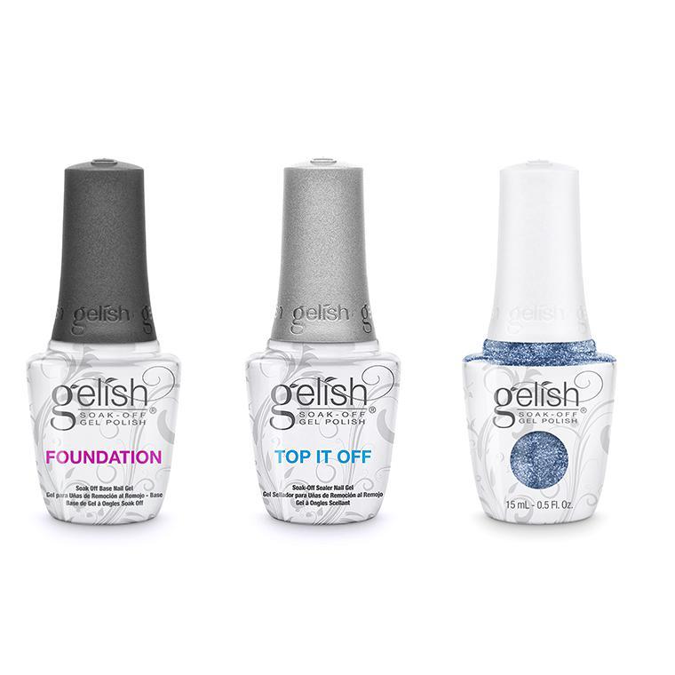 Gelish Combo - Base, Top & Rhythm and Blues - Gel Polish at Beyond Polish