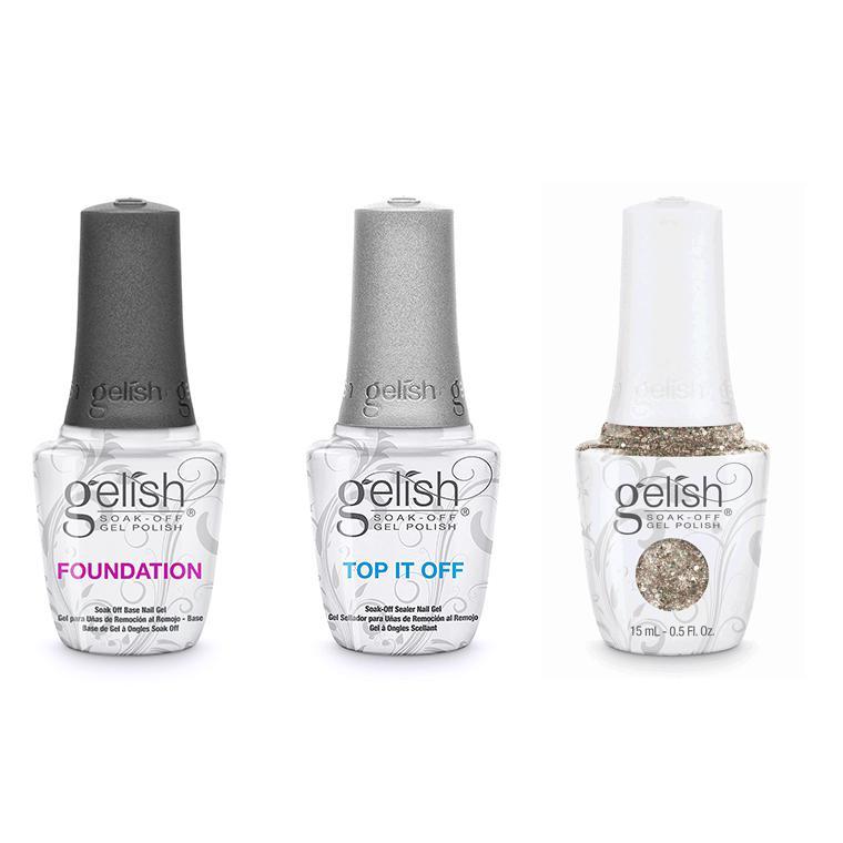 Gelish Combo - Base, Top & Sledding In Style - Gel Polish at Beyond Polish