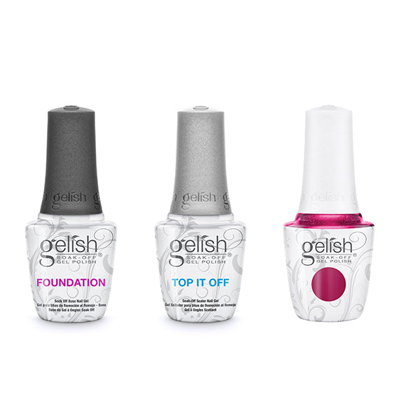 Gelish Combo - Base, Top & Sleighing In Style - Gel Polish at Beyond Polish
