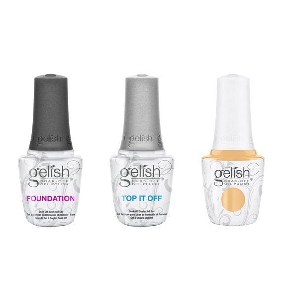 Gelish Combo - Base, Top & Sunny Daze Ahead - Gel Polish at Beyond Polish