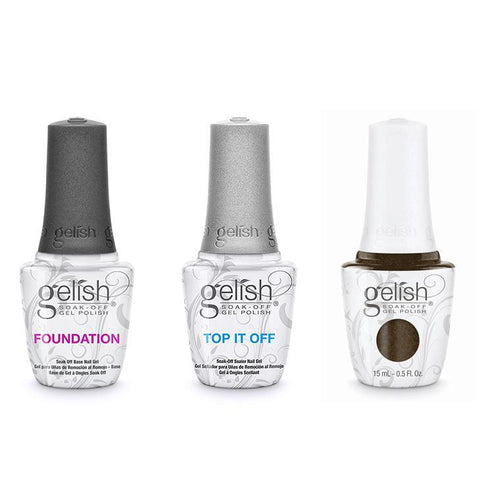Gelish Combo - Base, Top & Sweet Chocolate