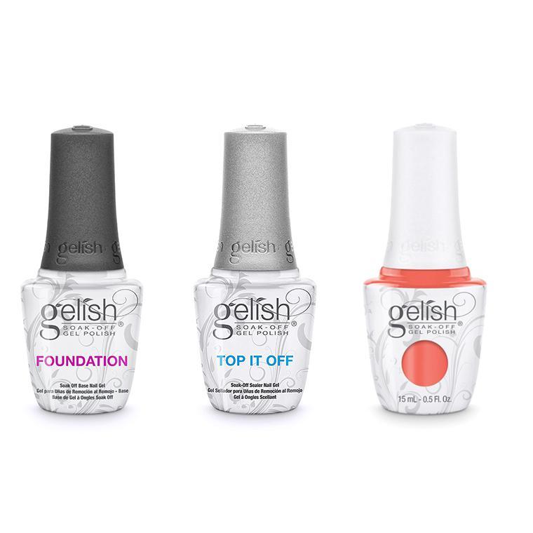 Gelish Combo - Base, Top & Sweet Morning Dew - Gel Polish at Beyond Polish