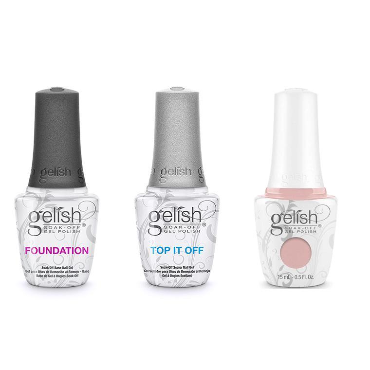 Gelish Combo - Base, Top & Tan My Hide - Gel Polish at Beyond Polish