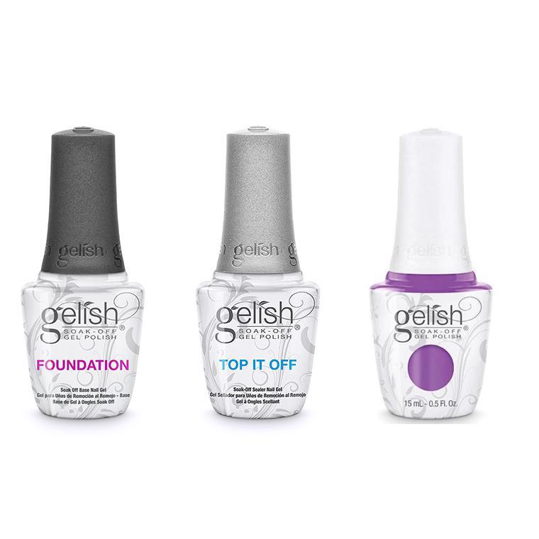 Gelish Combo - Base, Top & Tokyo A Go Go - Gel Polish at Beyond Polish