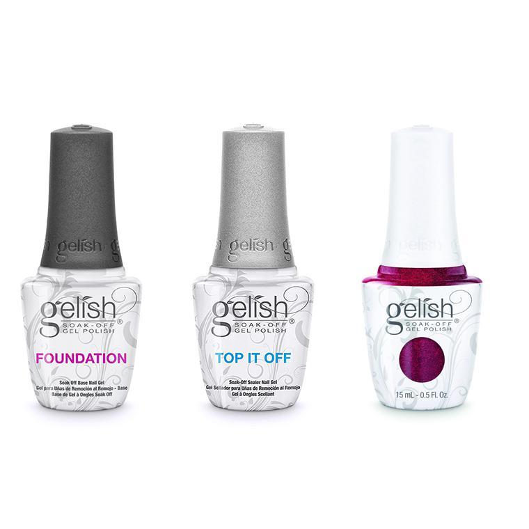 Gelish Combo - Base, Top & What's Your Poinsettia? - Gel Polish at Beyond Polish
